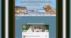 Desktop Screenshot of emanuelhomesteadgoldens.com